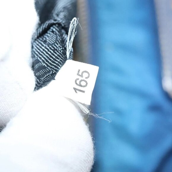 PRADA Hand Bag Nylon 2way Blue Gold Auth 138847 - Picture 10 of 16